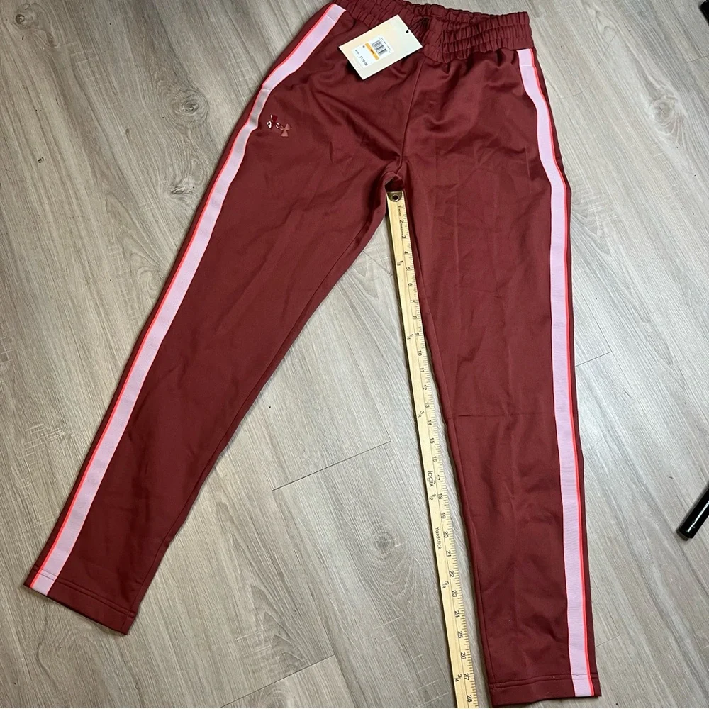 NWT Men’s Under Armour Athlete Recovery Maroon Joggers/ Sweatpants Sz‎ Small